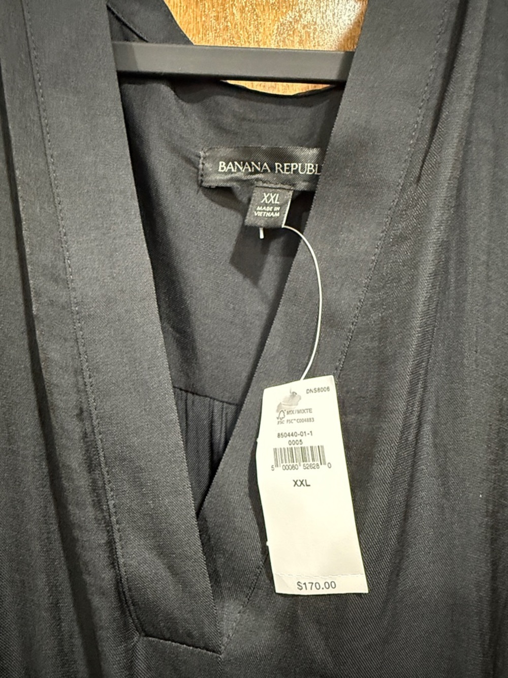 Banana Republic Black Long Sleeve Dress - Picture 5 of 6